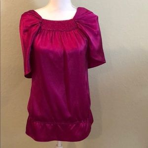 Open back BCBGMaxazria 100% silk top